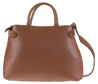 Zdjęcie produktu dla Torebka Ręczna Pierre Cardin Skóra Naturalna Zamek Błyskawiczny Szara Grey UNICA 37x25x12 cm 55102-ANTRACITE