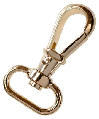 5 Bolzen-Karabiner Karabinerhaken rosengold 25x60mm