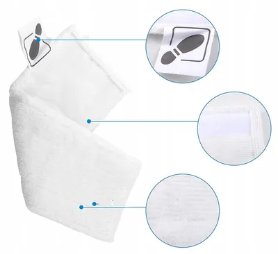 Obrázek produktu pro Sada 4 mikrovláknových utěrek pro parní mop Kärcher EasyFix