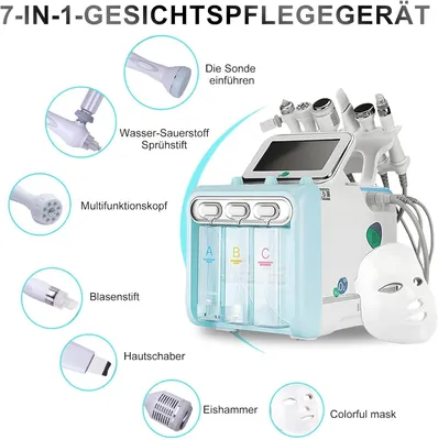 Image de Appareil de beauté hydrogène-oxygène - Appareil professionnel de soins du visage - Appareil de soins de la peau