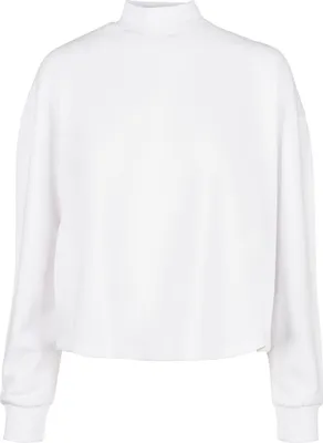 Produktbild von Urban Classics Ladies - Oversized High Neck Crew weiß - 5XL