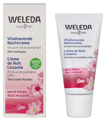 Produktbild von All Skin Types Weleda Wild Rose Smoothing Night Cream