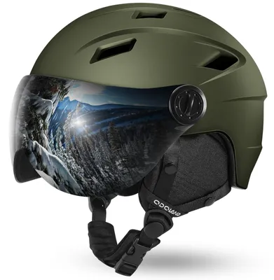 Produktbild von Skihelm mit Visier und UV-Schutz für den Wintersport
