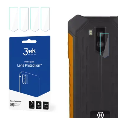 Produktbild von 3mk Hybridglas Lens Protection für MyPhone Hammer Iron 3 LTE Kamera Objektiv Kameralinse 0,16mm 6H (4 Stück)