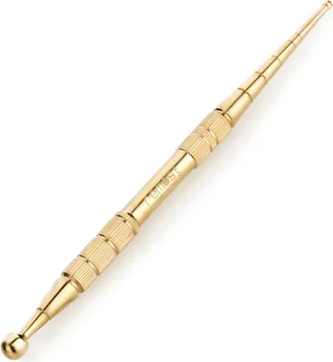 Produktbild von REMOS Akupressurstift & Meridianstift Edelstahl gold Länge 13cm KugelØ 2.5/6 mm