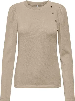 Image de Only Nanna Pull Beige XS Femme Beige XS