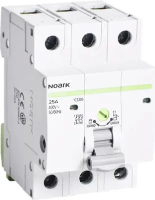 Obrázek produktu pro Vypínač na DIN lištu Noark 102309 25 A, 3P