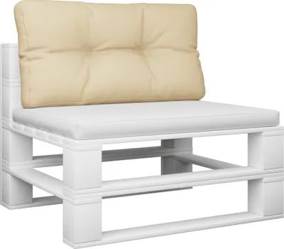 Obrázok produktu pre vidaXL Paletový vankúš béžový 70x40x12 cm Látka