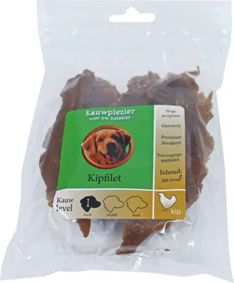 Produktbild von Natural Snack Hühnerbrust 200g im Beutel - Gebr de boon