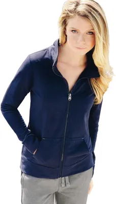 Produktbild von Crane® Damen Sweatjacke Sport & Freizeit Jacke Fitness Sportjacke Blau S (36/38)