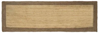 Zdjęcie produktu dla vidaXL Dywanik szary 80 x 250 cm z juty