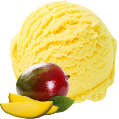 Produktbild von Mango Geschmack Eispulver Softeispulver 1:3 - 1 kg