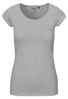 Produktbild von tral - T-Shirt Rundhalsausschnitt für Damen LT2906 (L) (Grau)