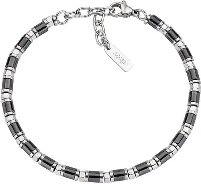 Produktbild von Herren-Stahlperlenarmband ACBR1314