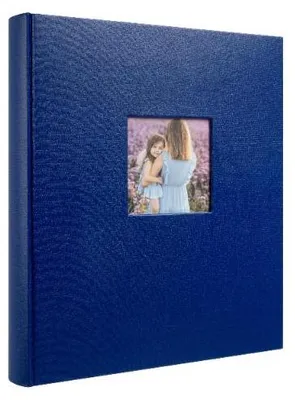 Zdjęcie produktu dla Album tradycyjny Ertom Belize Blue 50 białych kart 33x30 cm