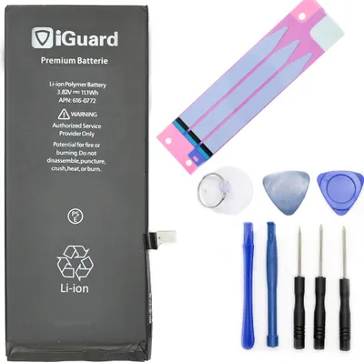 Produktbild von Ersatz Akku für iPhone 6 Plus Batterie Battery Klebestreifen Werkzeug Tool Set Neu