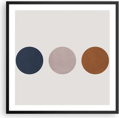 Produktbild von Gerahmtes Poster - Schwarzer Rahmen - Minimalistisch Räder Modern - 60x60 cm - Wand Bild - Wanddeko - Wandbilder - Kunstposter - Wandposter - Bilderrahmen - Bilder - Kunstdruck - P2BAC60x60-4524