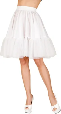 Produktbild von Petticoat knielang passend für Dirndl Weiß