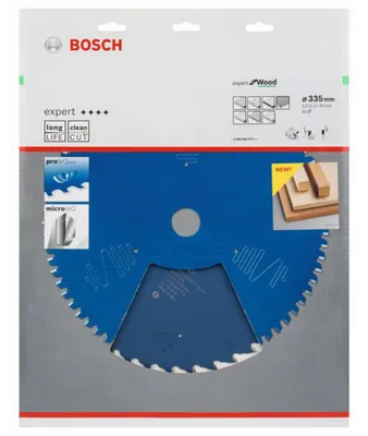 Obrázek produktu pro Pilový kotouč Expert na dřevo D.335mm Vrtání 30mm 40Zuby WZ BOSCH
