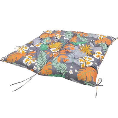Image de Coussin de banc imperméable Coussin d'assise et de dossier Coussin pour banc de jardin Meubles de jardin Balançoires, 120x100x10cm,Coloré