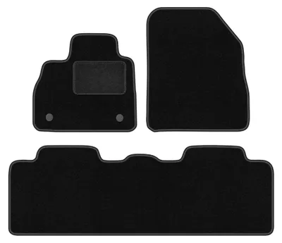 Immagine prodotto di Tappetini in moquette per Renault Espace V 2015- (monovolume) – set 4 pezzi, neri, su misura – Wielganizator LUX