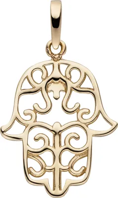 Produktbild von Anhänger Fatimas Hand 333 Gold Gelbgold