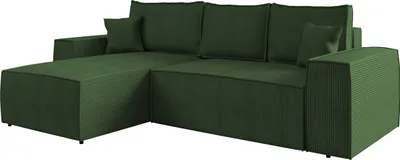 Produktbild von MIRJAN24 Ecksofa Malaga L Cord mit Schlaffunktion und Bettkasten, Eckcouch, Stilvoll Polsterecke vom Hersteller (Farbe: Poso 14, Seite: Links)