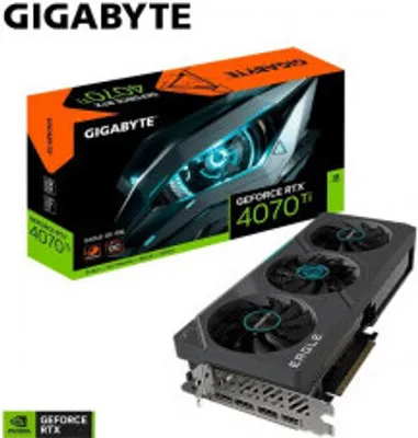 Produktbild von Gigabyte GeForce RTX 4070 Ti Eagle 12G - OC Edition - Grafikkarten - GeForce RTX 4070 Ti - 12 GB GDDR6X - PCIe 4.0 - HDMI, 3 x DisplayPort