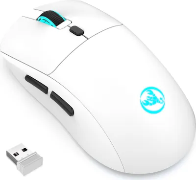 Produktbild von INF Kabellose Maus - Wiederaufladbar 2,4 G Weiß