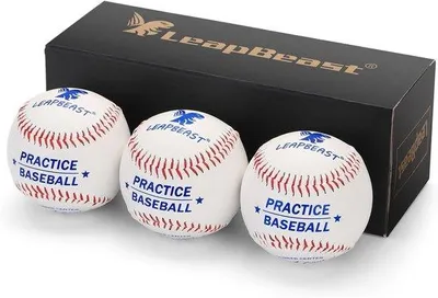 Productafbeelding van Baseball ball 9 inch - hard en zacht - handgemaakt - ideaal voor training