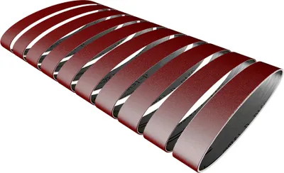 Obrázek produktu pro sada 10 ks brusných pásů 60-1000 zrnitosti pro broušení a leštění pro úhlové brusky
