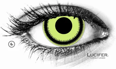 Image de Lentilles de contact non dioptriques colorées Lucifer® Mystic Green