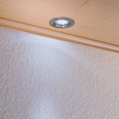 Image de EBL Premium LED orientable 1 W 230 V GU10 51 mm, fer brossé/aluminium zingué