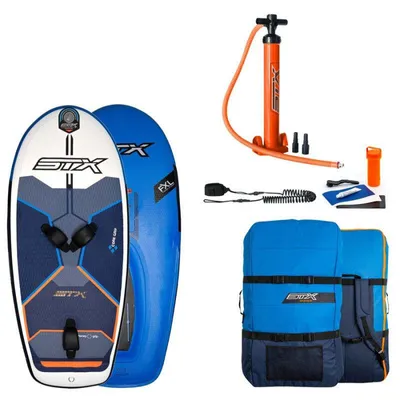 Productafbeelding van STX iFoil - Foliekarton, 4'4'' x 22'' x 5'' - 2022, Blauw/Oranje, Eén maat