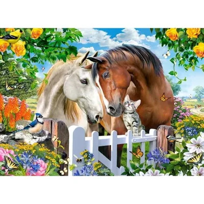 Image de CASTORLAND Puzzle Les meilleurs amis 100 pièces