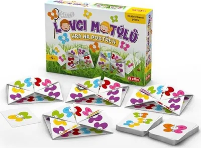 Produktbild von Kinder-Brettspiel Schmetterlingsjäger, EFKO