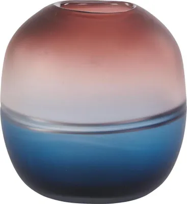 Produktbild von Goodwill Vase Glas Blau-Lila D 15 cm H 21cm