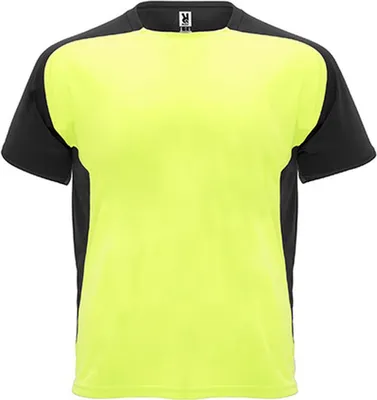 Obrázek produktu pro Roly CA6399 | Pánské tričko Bugatti - barva: Fluor Yellow 221/Black 02 - velikost: XL
