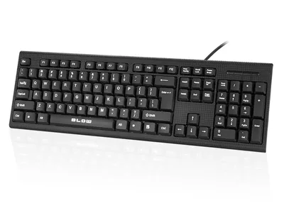 Obrázok produktu pre Klávesnica k PC káblová BLOW KP-106 čierna