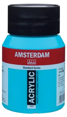 Produktbild von Amsterdam Standard, 500 ml, Blau, Türkis, Flasche, Wasserfest