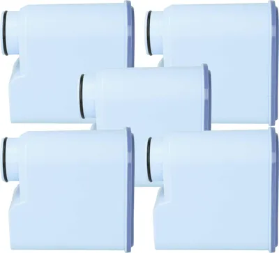 Produktbild von vhbw 5x Wasserfilter Filter Ersatz für Philips AS-CF080, CA6903/99, 421946039401, CA6903/01, CA6903 für Kaffeevollautomat, Espressomaschine Hellblau