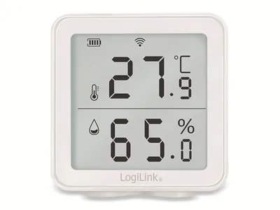 Zdjęcie produktu dla Termohigrometr LogiLink SC0116, biały