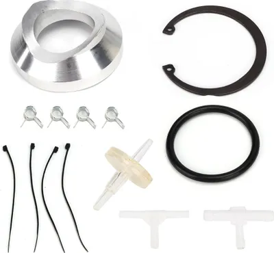 Image de Adaptateur Soupape de décharge BOV Adaptateur à bride Filtre de serrage pour HKS SSQV SQV