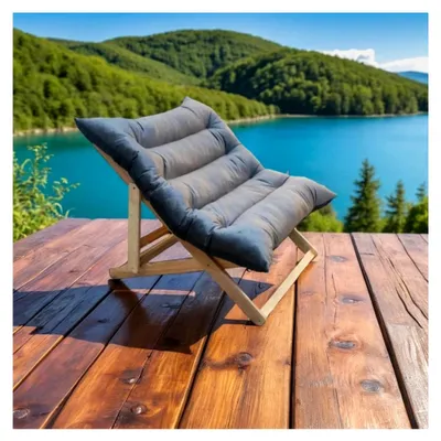 Produktbild von Liegesessel XXL – 132x90x40 cm – Stabiler Relaxliegestuhl mit hohem Sitz- und Liegekomfort