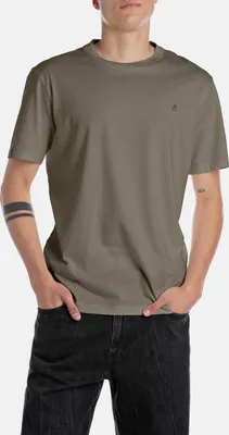 Produktbild von Replay Herren Basic T-Shirt kurzärmlig Rundhalsausschnitt normale Passform