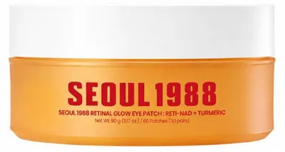 Produktbild von K-SECRET - Seoul 1988 Retinal Glow Augenklappe: RETI-NAD + KURKUMA, 90 g/60 Pads