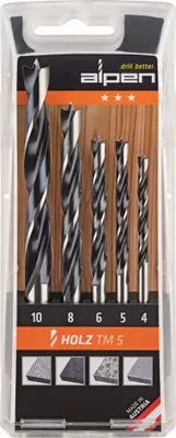Image de Alpen, Jeu de forets bois TM 5pcs.