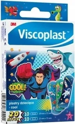 Produktbild von Kühlende Pflaster für Kinder von Viscoplast - 20 Stück