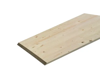 Produktbild von Leimholzplatte Fichte B/C 2000 x 400 x 18 mm