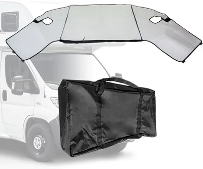 Productafbeelding van Voorruitafdekking met opbergtas voor Fiat Ducato en Boxer 2006-2022